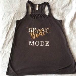Black bride mode tank top